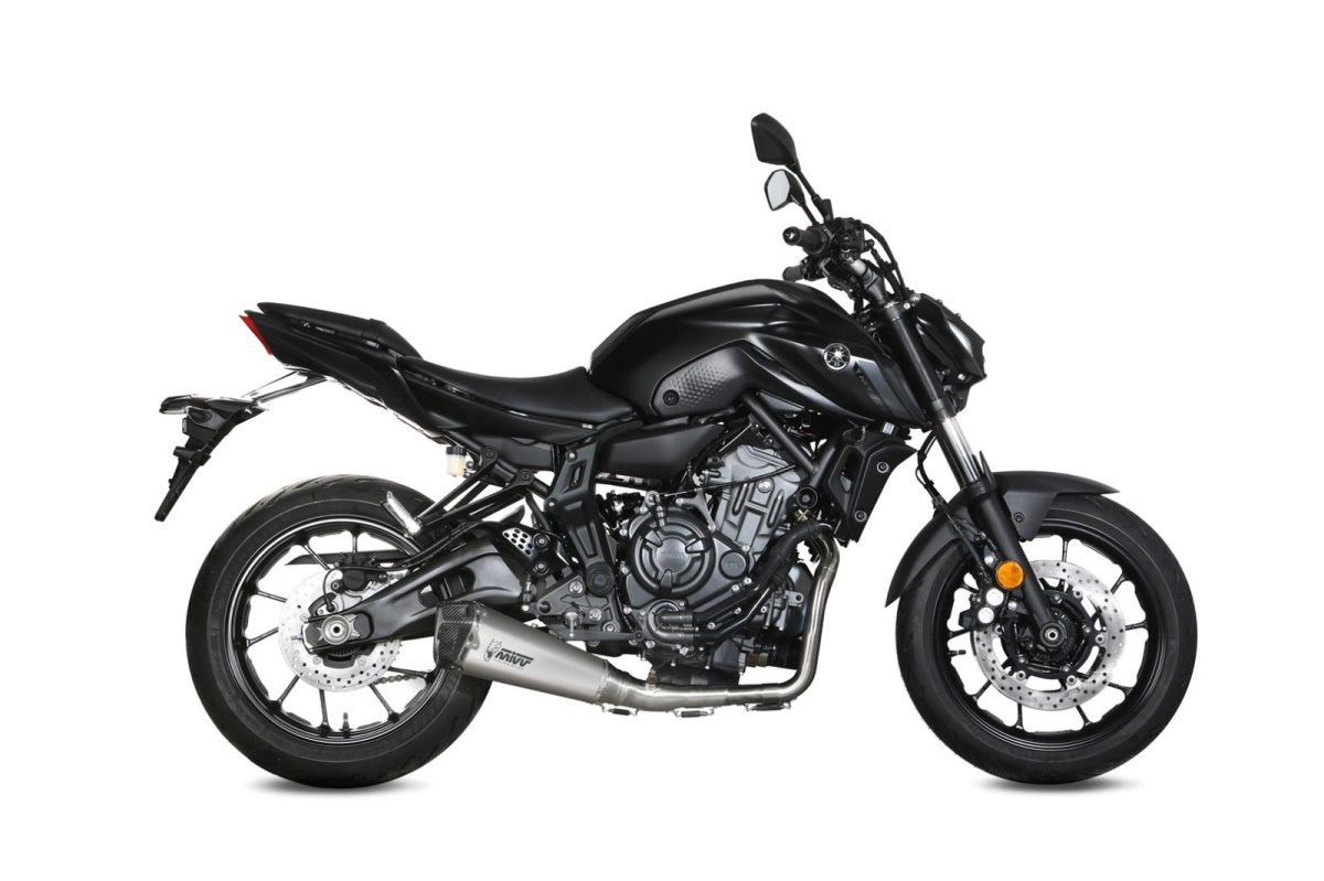Escape completo homologado Mivv Delta Race en Acero inox. para Yamaha MT 07 21-24
