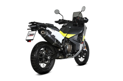 Escape homologado Mivv Speed Edge en Acero negro para Husqvarna Norden 901 22-26