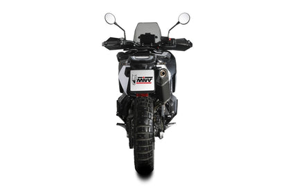 Escape homologado Mivv Speed Edge en Acero negro para Husqvarna Norden 901 22-26