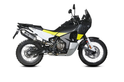 Escape homologado Mivv Speed Edge en Acero negro para Husqvarna Norden 901 22-26