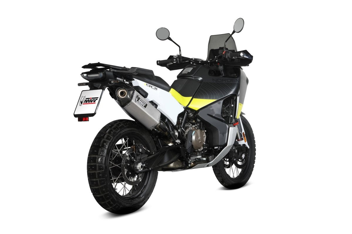 Escape homologado Mivv Speed Edge en Acero inox. para Husqvarna Norden 901 22-26