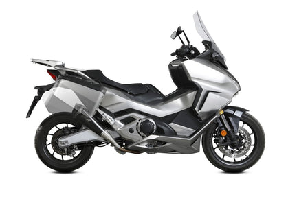 Escape homologado Mivv Delta Race en Acero negro para Honda Forza 750 21-26