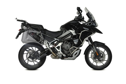 Escape homologado Mivv Dakar en Acero negro para Triumph Tiger 1200 21-26