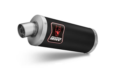 Escape homologado Mivv Dakar en Acero negro para Triumph Tiger 1200 21-26