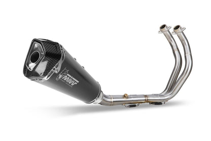 Escape completo homologado Mivv Delta Race en Acero negro para Yamaha MT 07 21-24