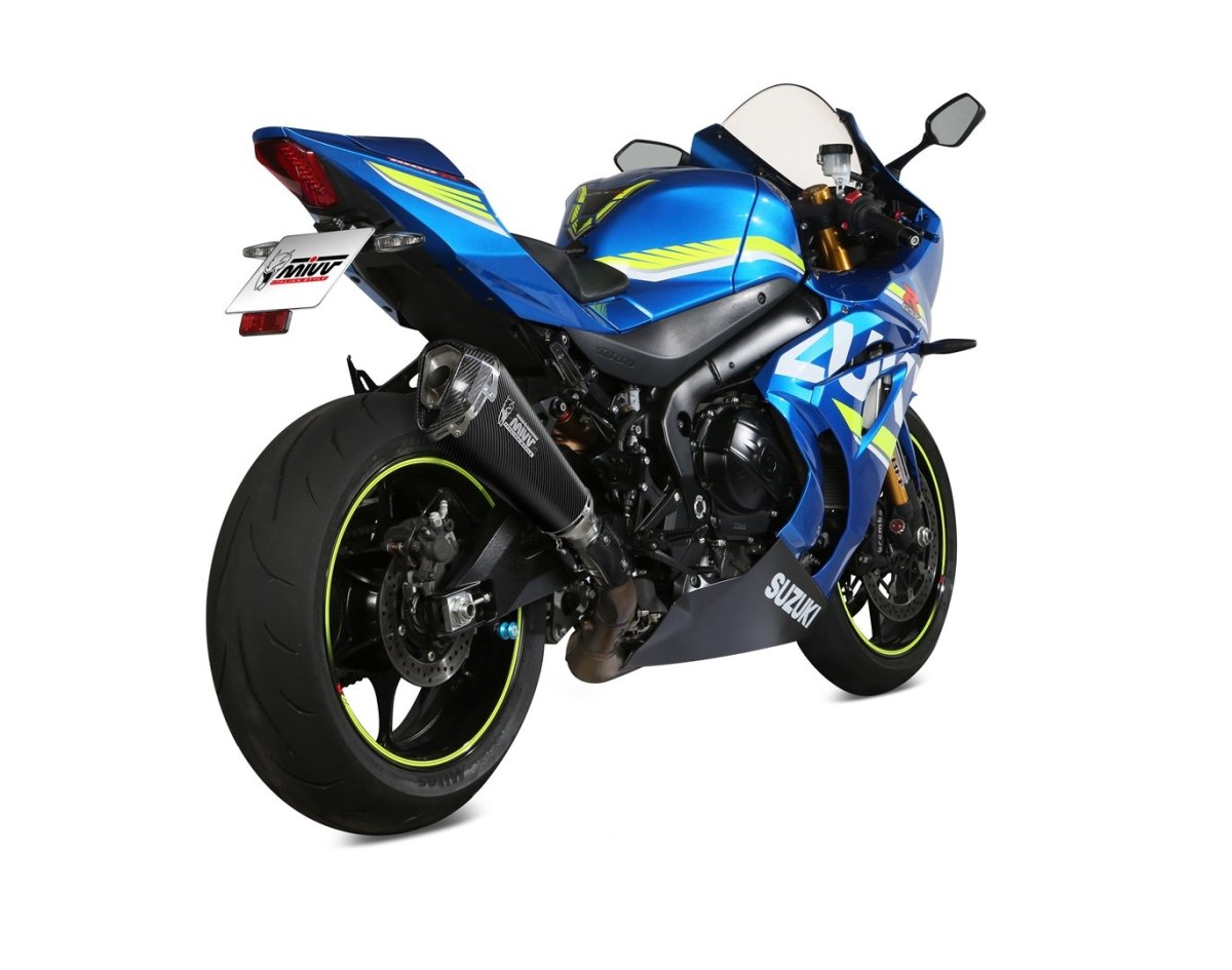 Escape homologado Mivv Delta Race en Carbono para Suzuki GSX-R 1000 17-20