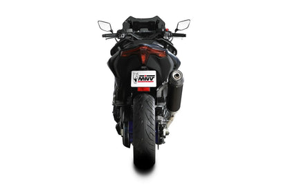 Escape completo homologado Mivv OVAL en Acero negro para Yamaha T-MAX 560 22-24