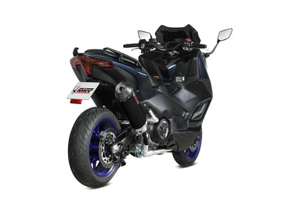 Escape completo homologado Mivv OVAL en Acero negro para Yamaha T-MAX 560 22-24