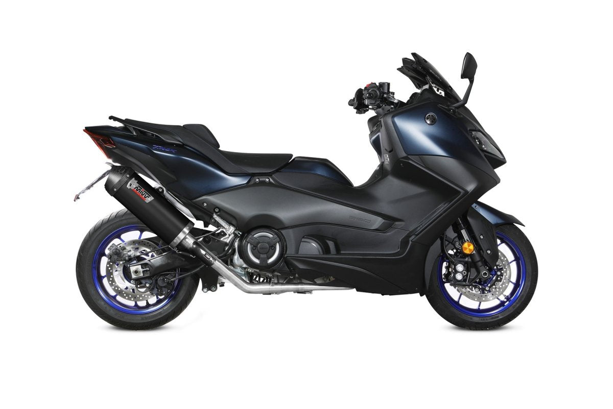 Escape completo homologado Mivv OVAL en Acero negro para Yamaha T-MAX 560 22-24