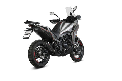 Escape homologado Mivv Suono en Acero negro para Moto Morini X-CAPE 649 21-24