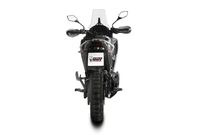 Escape homologado Mivv Suono en Acero negro para Moto Morini X-CAPE 649 21-24