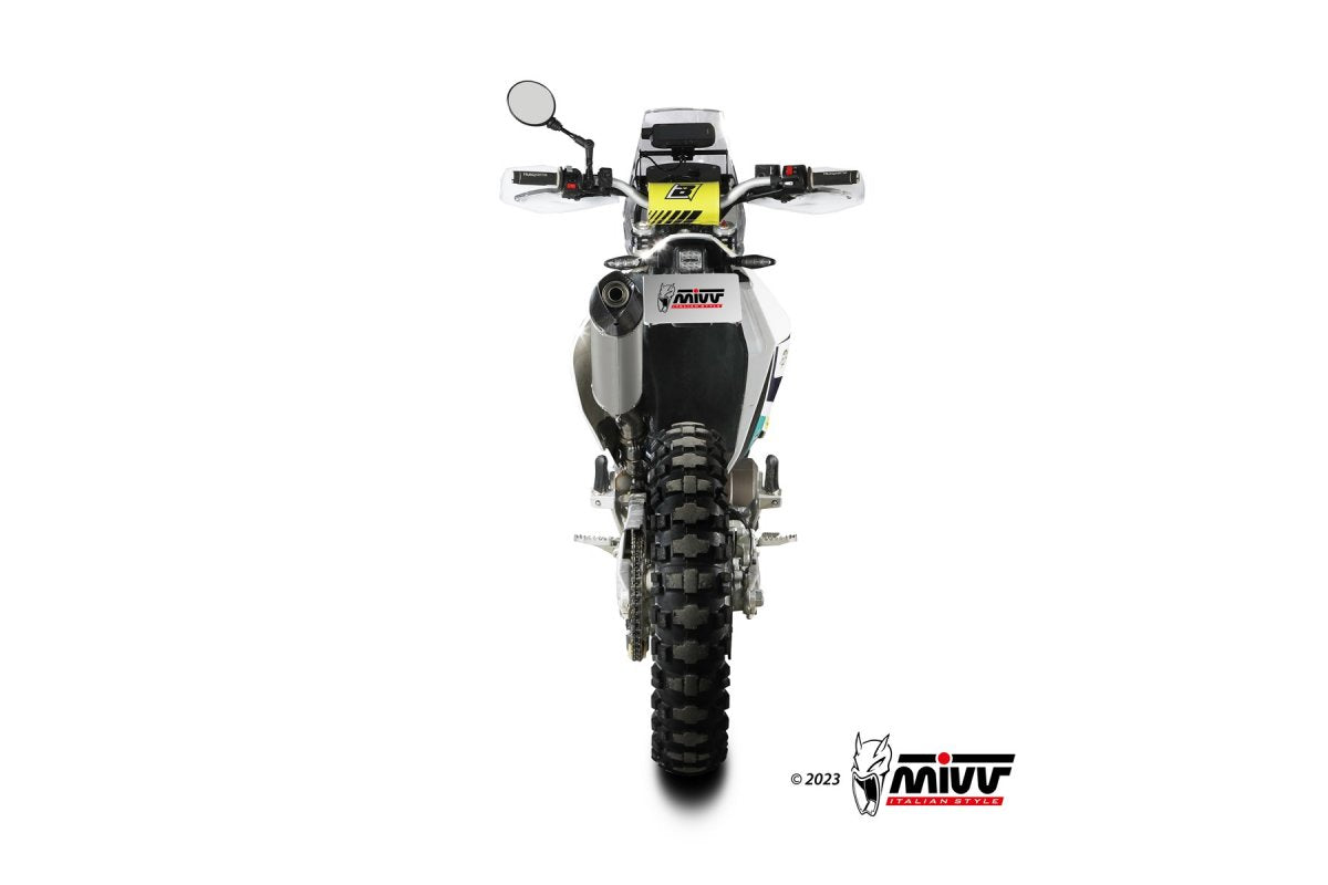 Escape homologado Mivv STR-1 en Titanio para Husqvarna 701 ENDURO/SUPERMOTO 21-24