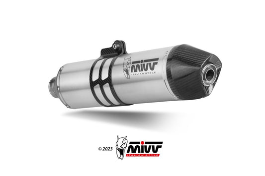 Escape homologado Mivv STR-1 en Titanio para Husqvarna 701 ENDURO/SUPERMOTO 21-24