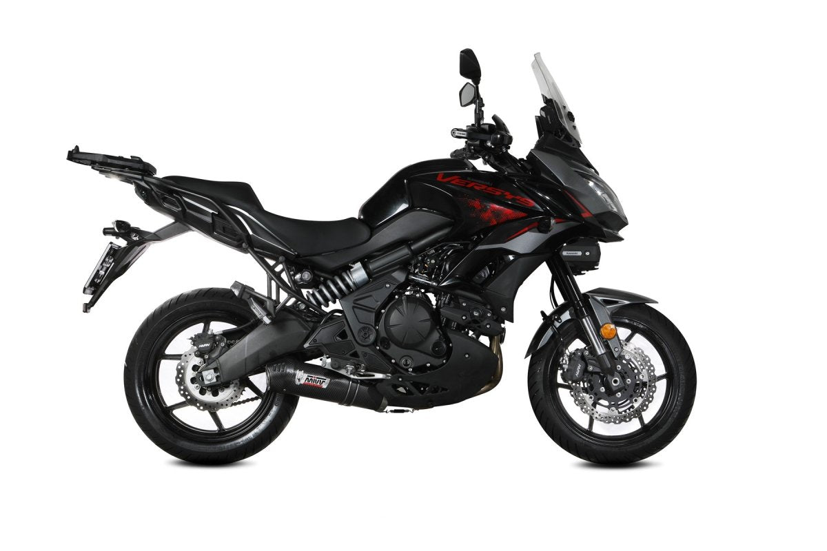 Escape completo homologado Mivv OVAL en Carbono para Kawasaki Versys 650 21-23