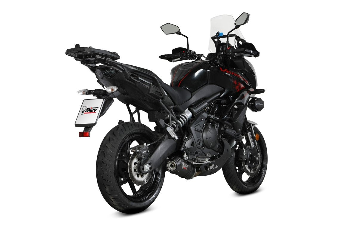 Escape completo homologado Mivv OVAL en Carbono para Kawasaki Versys 650 21-23