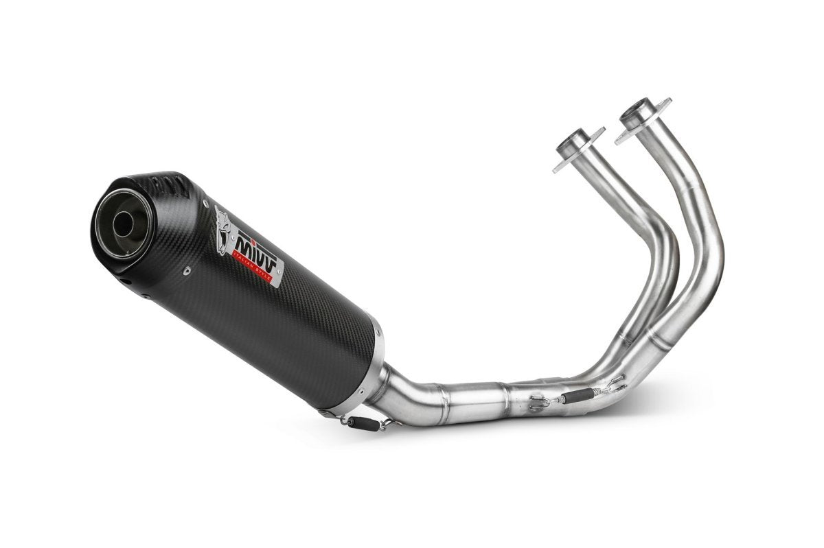 Escape completo homologado Mivv OVAL en Carbono para Kawasaki Versys 650 21-23