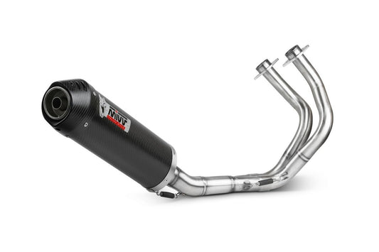Escape completo homologado Mivv OVAL en Carbono para Kawasaki Versys 650 21-23