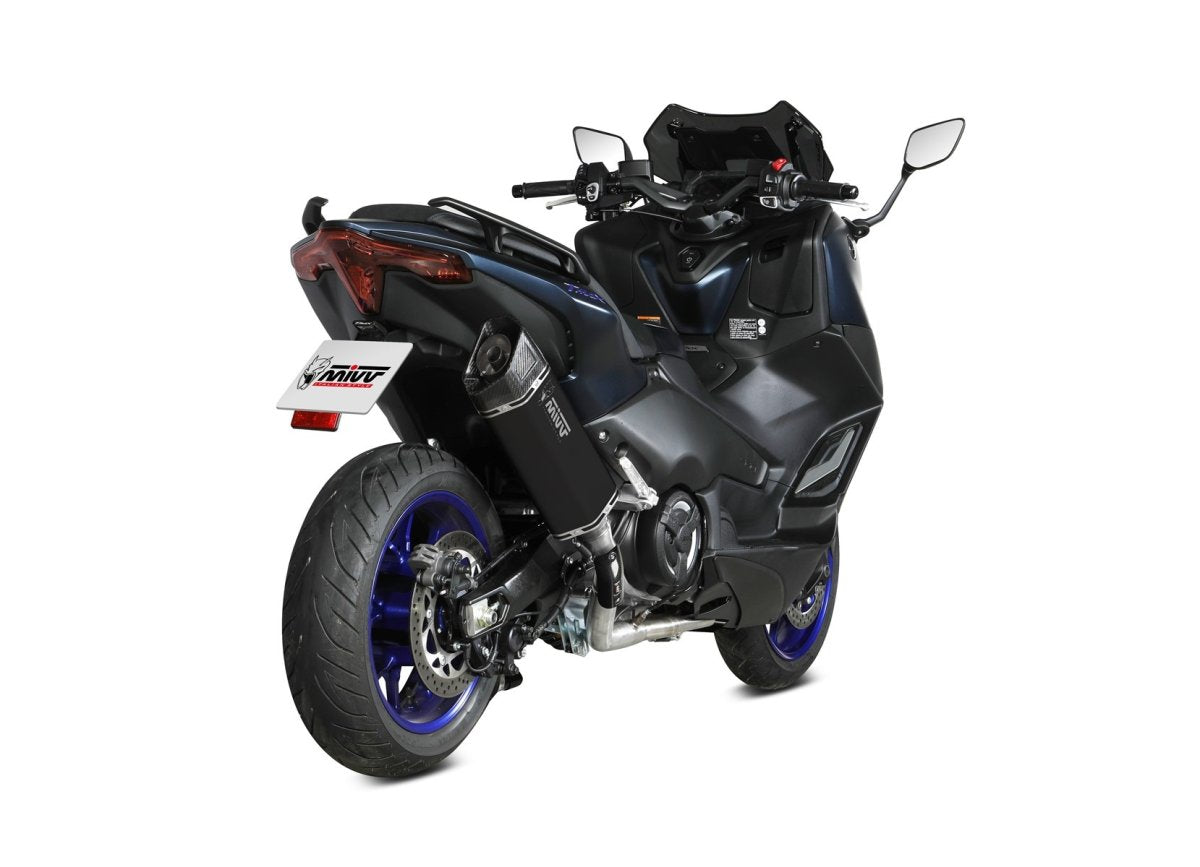 Escape completo homologado Mivv SR-1 en Acero negro para Yamaha T-MAX 560 22-24