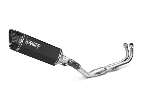 Escape completo homologado Mivv SR-1 en Acero negro para Yamaha T-MAX 560 22-24