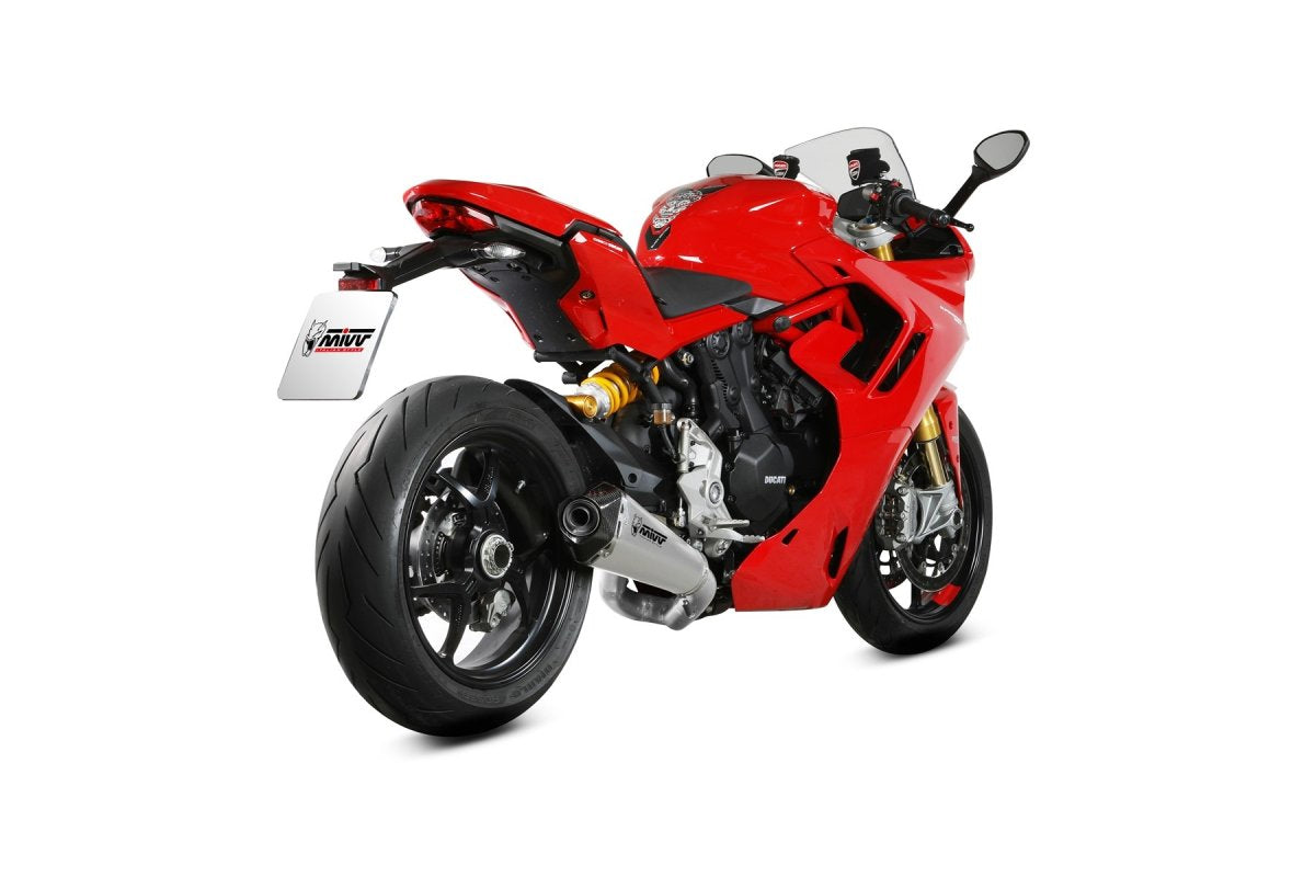 Escape homologado Mivv Delta Race en Acero inox. para Ducati Supersport 939 / 950 21-24