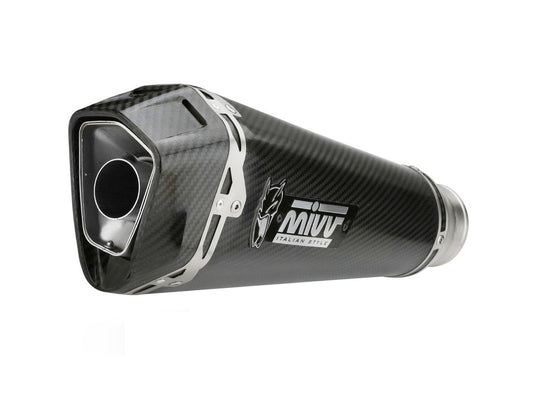 Escape homologado Mivv Delta Race en Carbono para Honda CB 750 Hornet 23-26