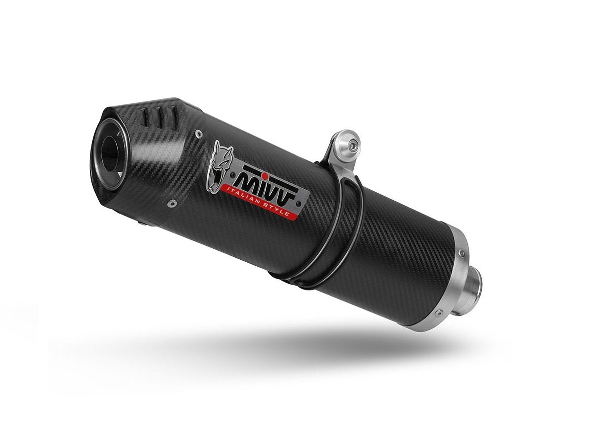 Escape homologado Mivv OVAL en Carbono para Honda CB 750 Hornet 23-26