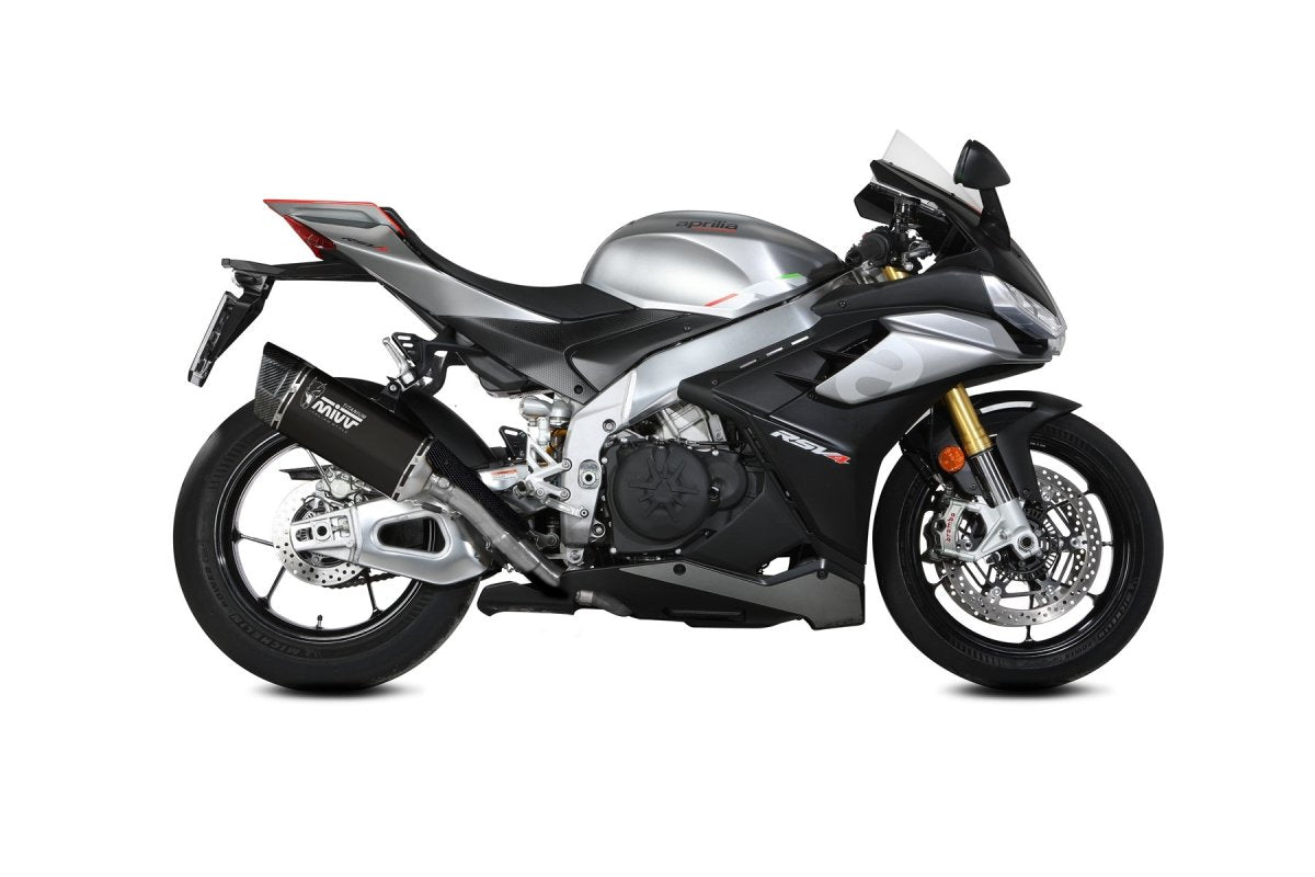 Escape no homologado Mivv SR-1 en Titanio para Aprilia