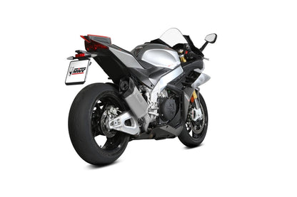Escape no homologado Mivv SR-1 en Titanio para Aprilia