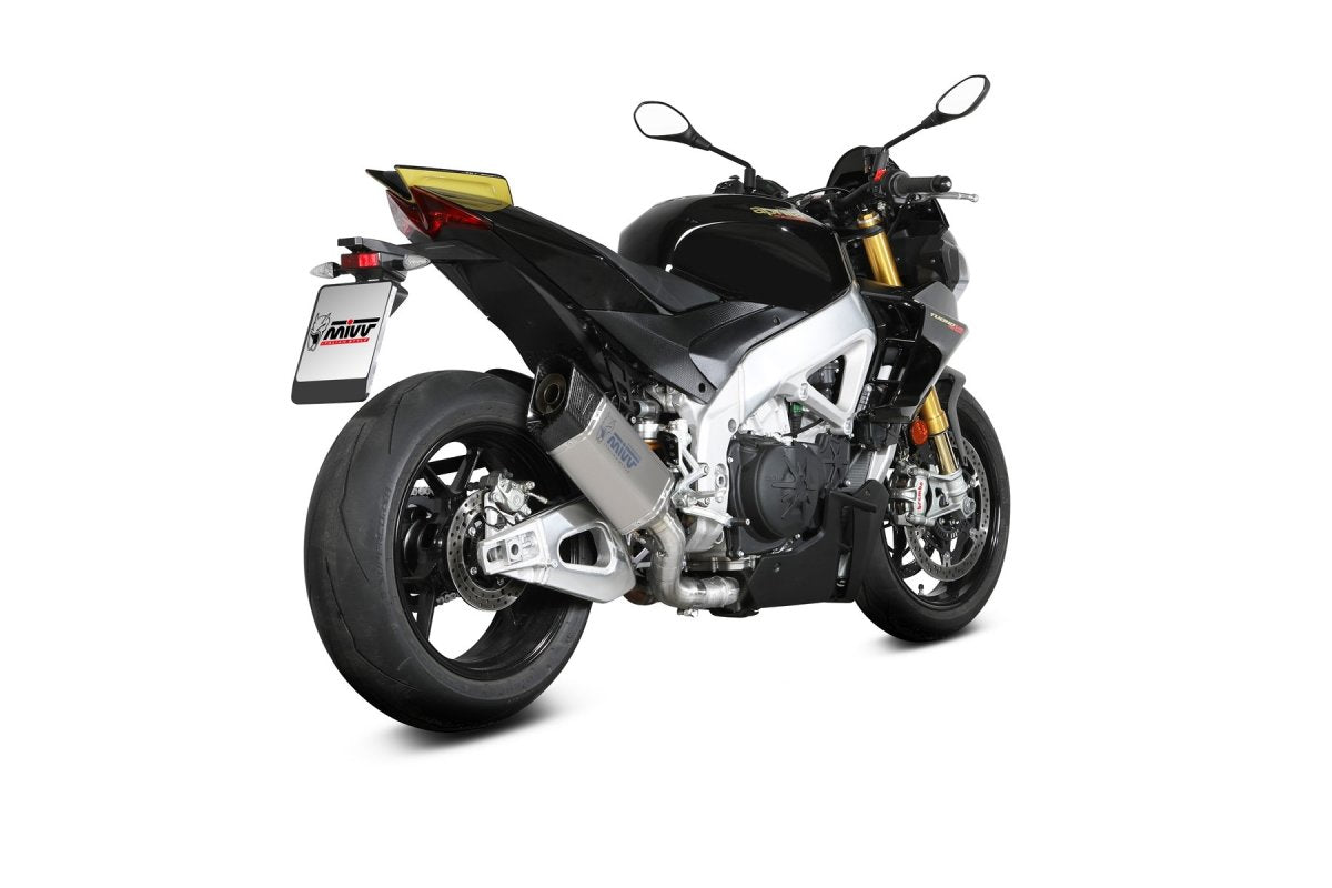 Escape no homologado Mivv SR-1 en Titanio para Aprilia