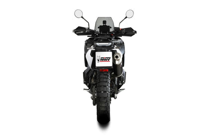 Escape homologado Mivv Dakar en Acero negro para Husqvarna Norden 901 22-26