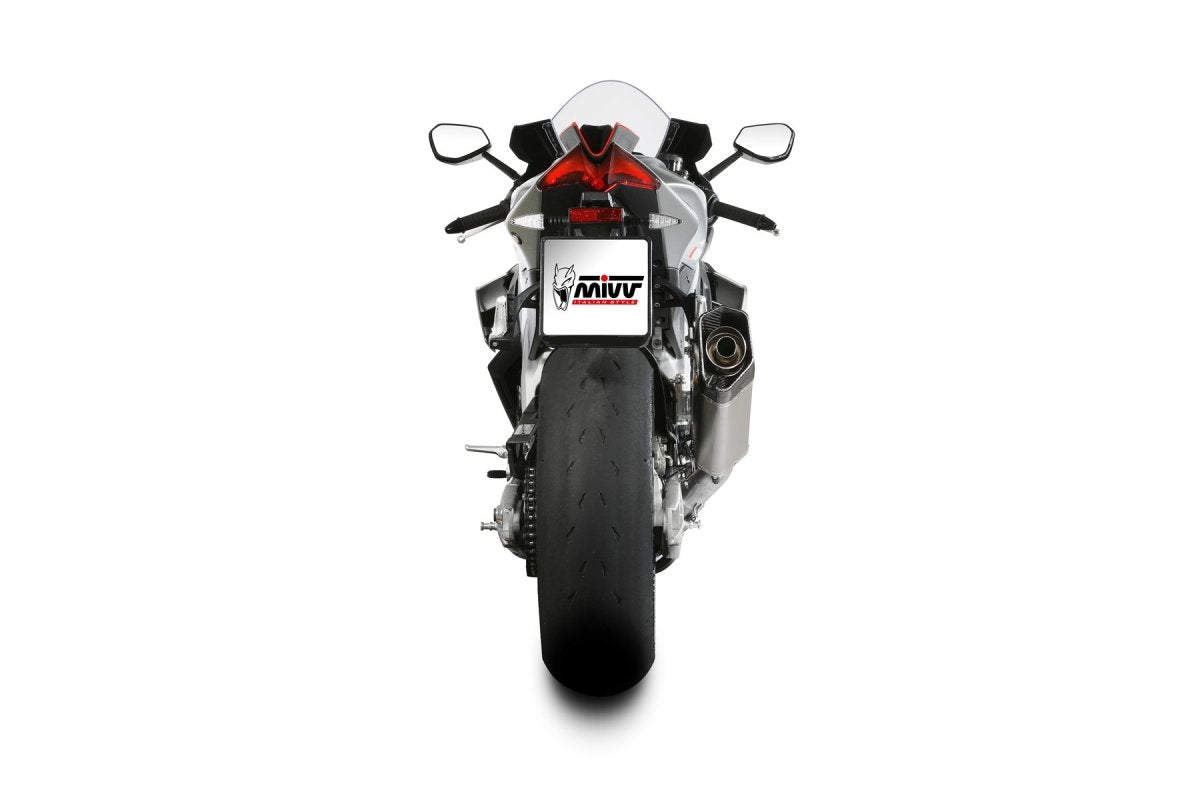 Escape homologado Mivv SR-1 en Titanio para Aprilia