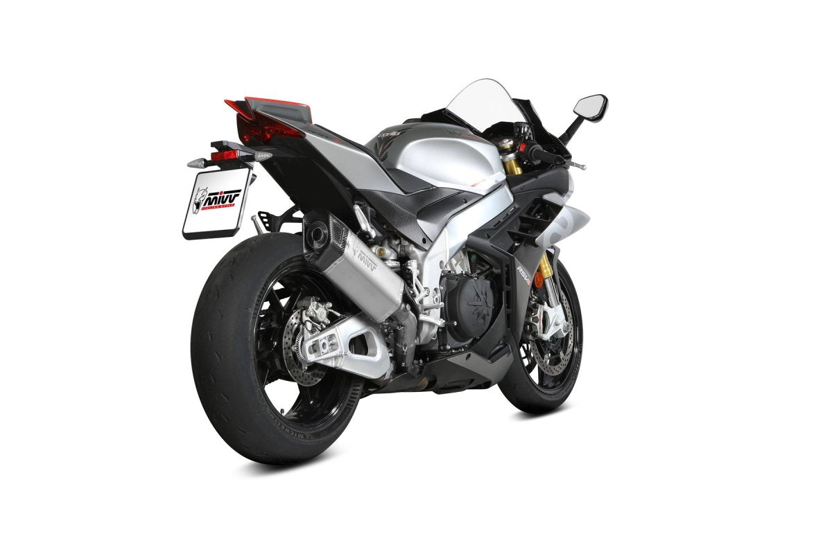Escape homologado Mivv SR-1 en Titanio para Aprilia