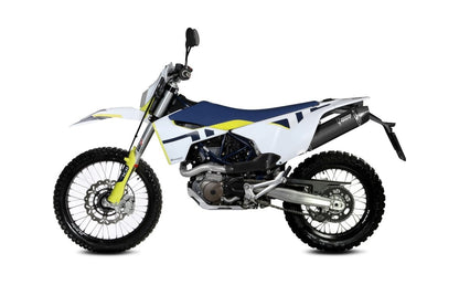 Escape homologado Mivv STR-1 en Acero negro para Husqvarna 701 ENDURO/SUPERMOTO 21-24