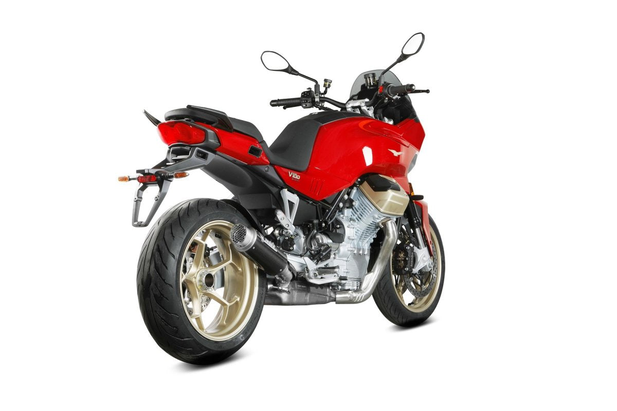 Escape homologado Mivv GP PRO en Carbono para Moto Guzzi V100 Mandello 22-24