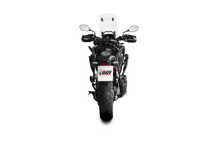 Escape homologado Mivv Delta Race en Acero negro para Honda CB 500 X 21-24