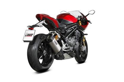Escape homologado Mivv SR-1 en Titanio para Triumph Speed Triple 1200  21-24