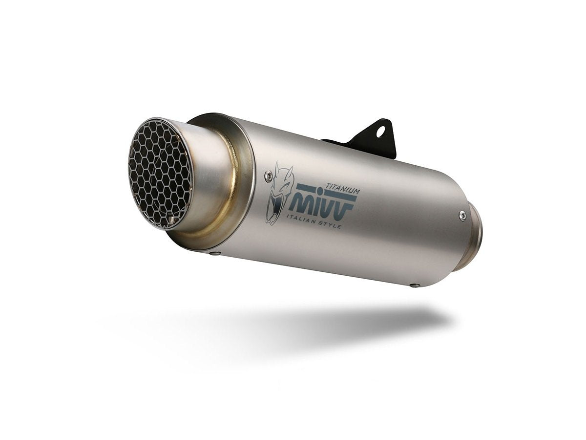 Escape homologado Mivv GP PRO en Titanio para Moto Guzzi V100 Mandello 22-24