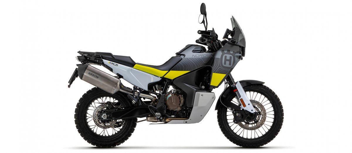 Escape ARROW Sonora no homologado en titanio para KTM 790 ADVENTURE 2024 | 890 ADVENTURE  | 890 SMT 23-24 | HUSQVARNA NORDEN 901 22-23 - vista 4