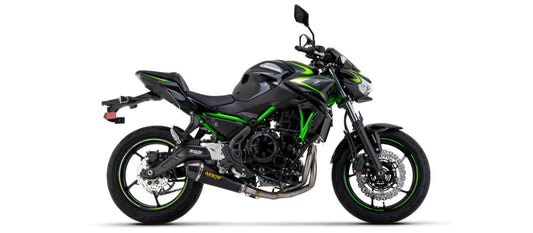 Escape completo ARROW X-Kone homologado en aluminio negro con colectores en acero inoxidable para KAWASAKI Z 650 21-23 | NINJA 650 21-23 - vista 1