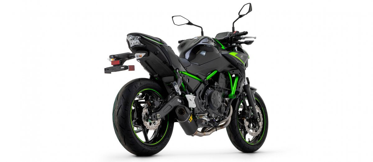 Escape completo ARROW Indy Race homologado en aluminio negro con colectores en acero inoxidable para KAWASAKI Z 650 21-23 | NINJA 650 21-23 - vista 4