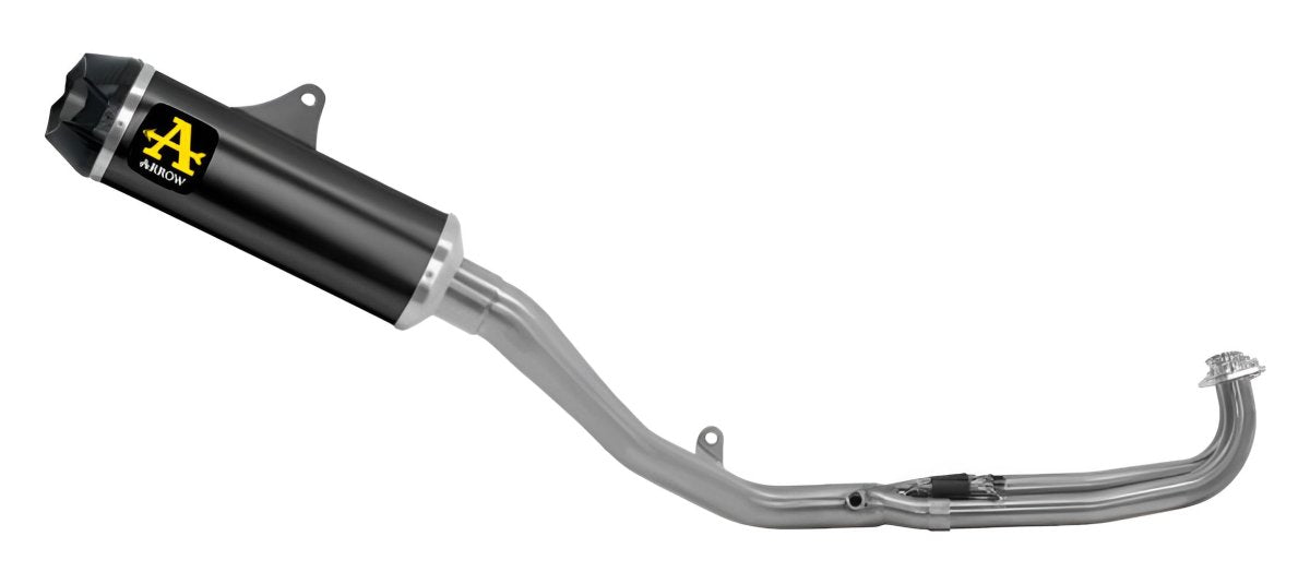 Escape ARROW Indy Race homologado en titanio negro para YAMAHA T-MAX 530 17-19 | T-MAX 560 20-24 - vista 1