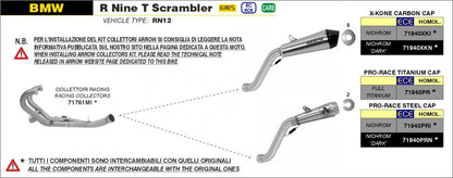 Escape ARROW PRO-Race homologado en nicromo para BMW R NINE T SCRAMBLER 21-24 - vista 2