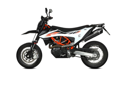 Escape homologado Mivv STR-1 en Acero negro para KTM 690 Enduro / R 19-20 | 690 SMC / R 19-20