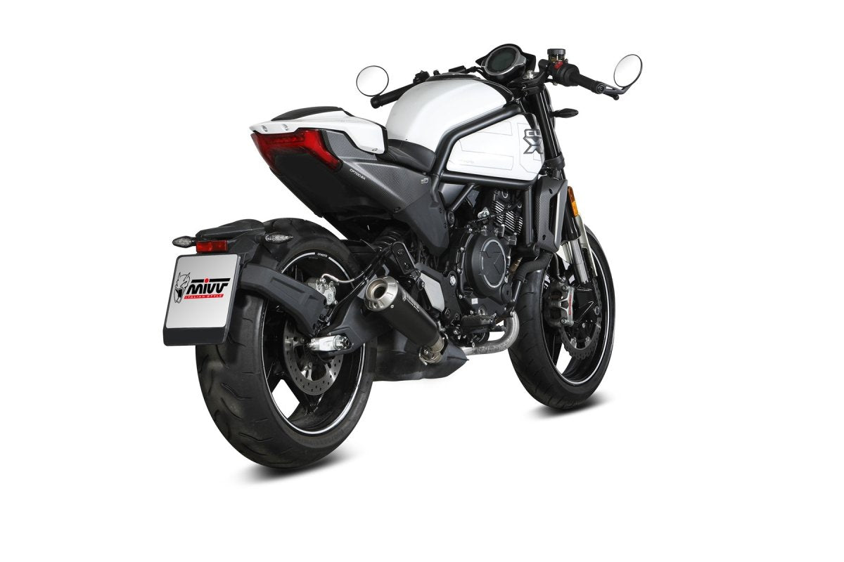 Escape homologado Mivv X-M1 en Acero negro para CF Moto 700 CL-X Heritage 23-26 - vista 3