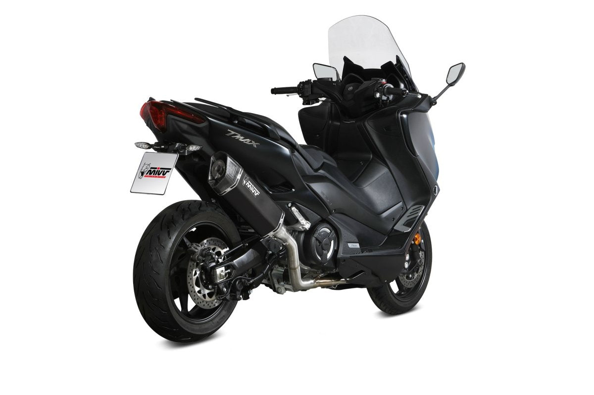 Escape completo homologado Mivv SR-1 en Acero negro para Yamaha T-MAX 560 20-21