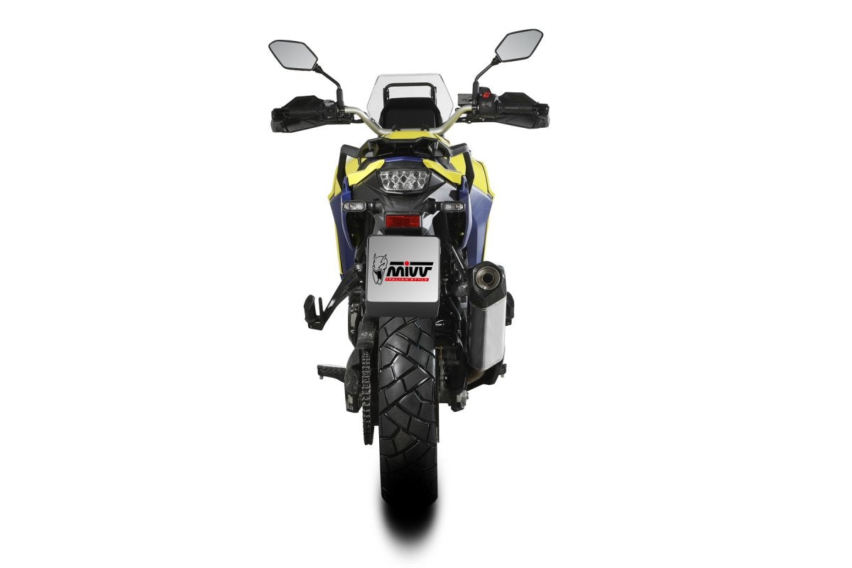 Escape homologado Mivv Speed Edge en Acero inox. para Suzuki DL 800 V-STROM 23-26