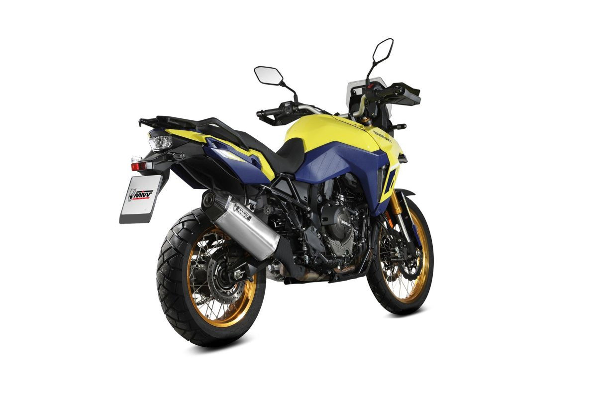 Escape homologado Mivv Speed Edge en Acero inox. para Suzuki DL 800 V-STROM 23-26