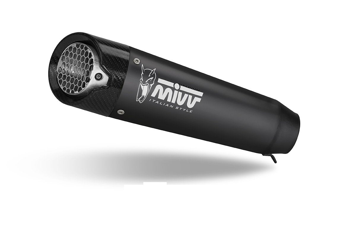 Escape completo no homologado Mivv X-M5 en Acero negro para Suzuki GSX-8S 22-24 | GSX-8R 2024