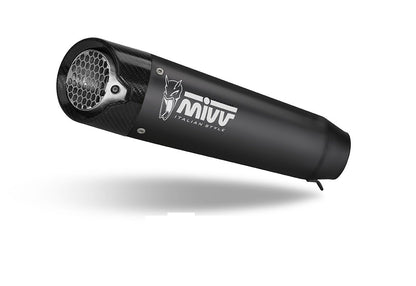Escape completo no homologado Mivv X-M5 en Acero negro para Suzuki GSX-8S 22-24 | GSX-8R 2024
