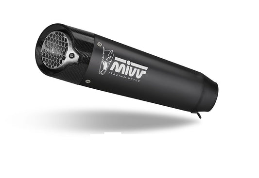 Escape completo no homologado Mivv X-M5 en Acero negro para Suzuki GSX-8S 22-24 | GSX-8R 2024